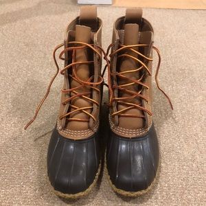 LL Bean boots unlined size 7.